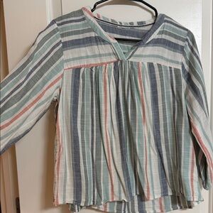 Striped Multicolor Women's Blouse
